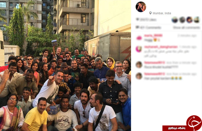 سلفی محمدرضا گلزار و پشت صحنه 