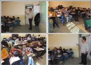 برگزاری یک کلاس آموزشی متفاوت در دبیرستان سید قطب بوکان