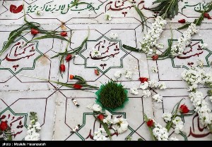 برگزاری مراسم تحویل سال در مزار شهدای زاهدان
