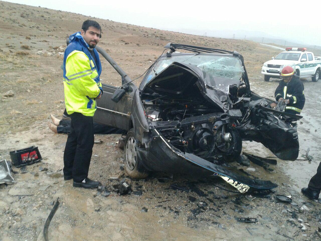 حادثه دلخراش برای سرنشینان دو خودرو + تصاویر