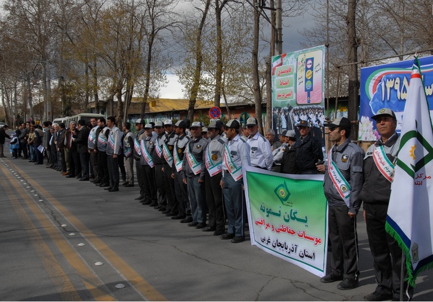 برگزاری رزمایش نوروزی پلیس و دستگاههای خدمات رسان آذربایجان غربی