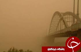 گرد و غبار بالای 12 برابر حدمجاز در خوزستان