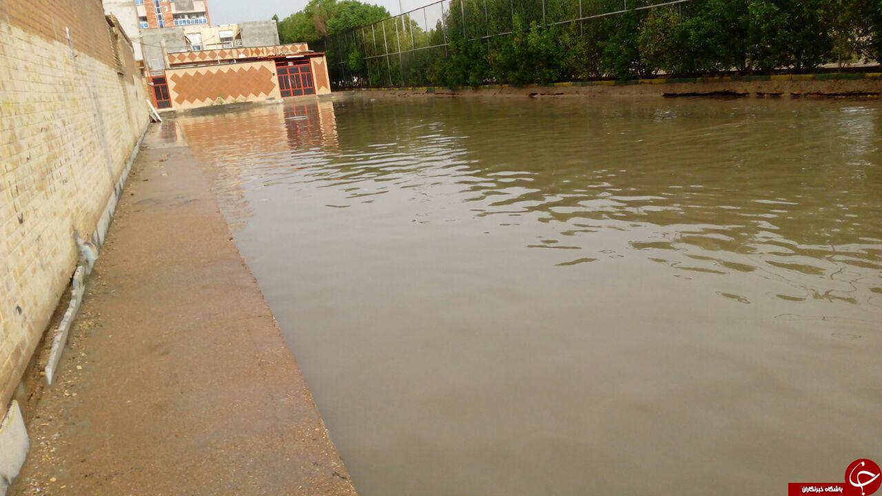 وقتی بارش باران دردسرساز می شود! +عکس