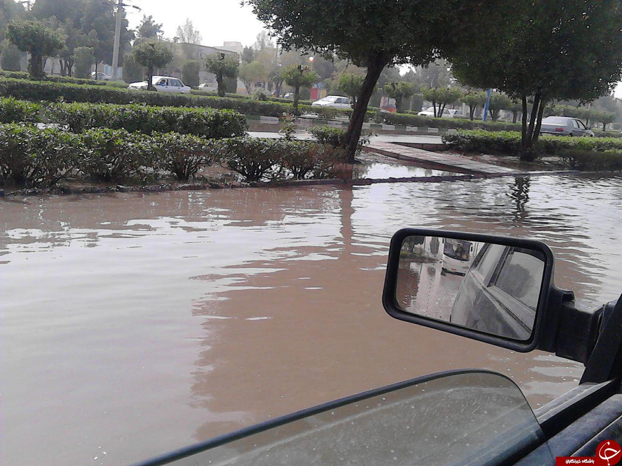 دو ساعت باران و دو روز آب&zwnj;گرفتگی + تصاویر