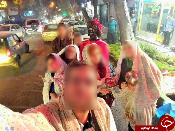 تصویری از قاشق زنی در پایتخت