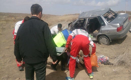 مجروح شدن شش نفر درجاده های شهرستان میامی+ تصاویر