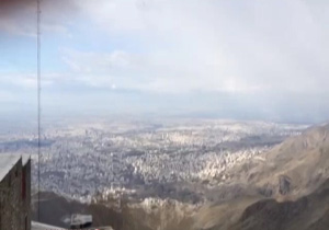 آسمان پاک تهران از فراز ارتفاعات کُلک&zwnj;چال + فیلم