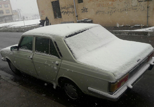 برف به زنجان رسید + تصاویر