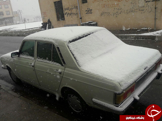 برف به زنجان رسید + تصاویر