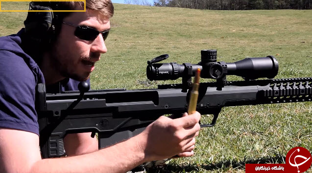 تک تیرانداز مدل 50BMG در مقابل مخزن پروپان+فیلم و تصاویر
