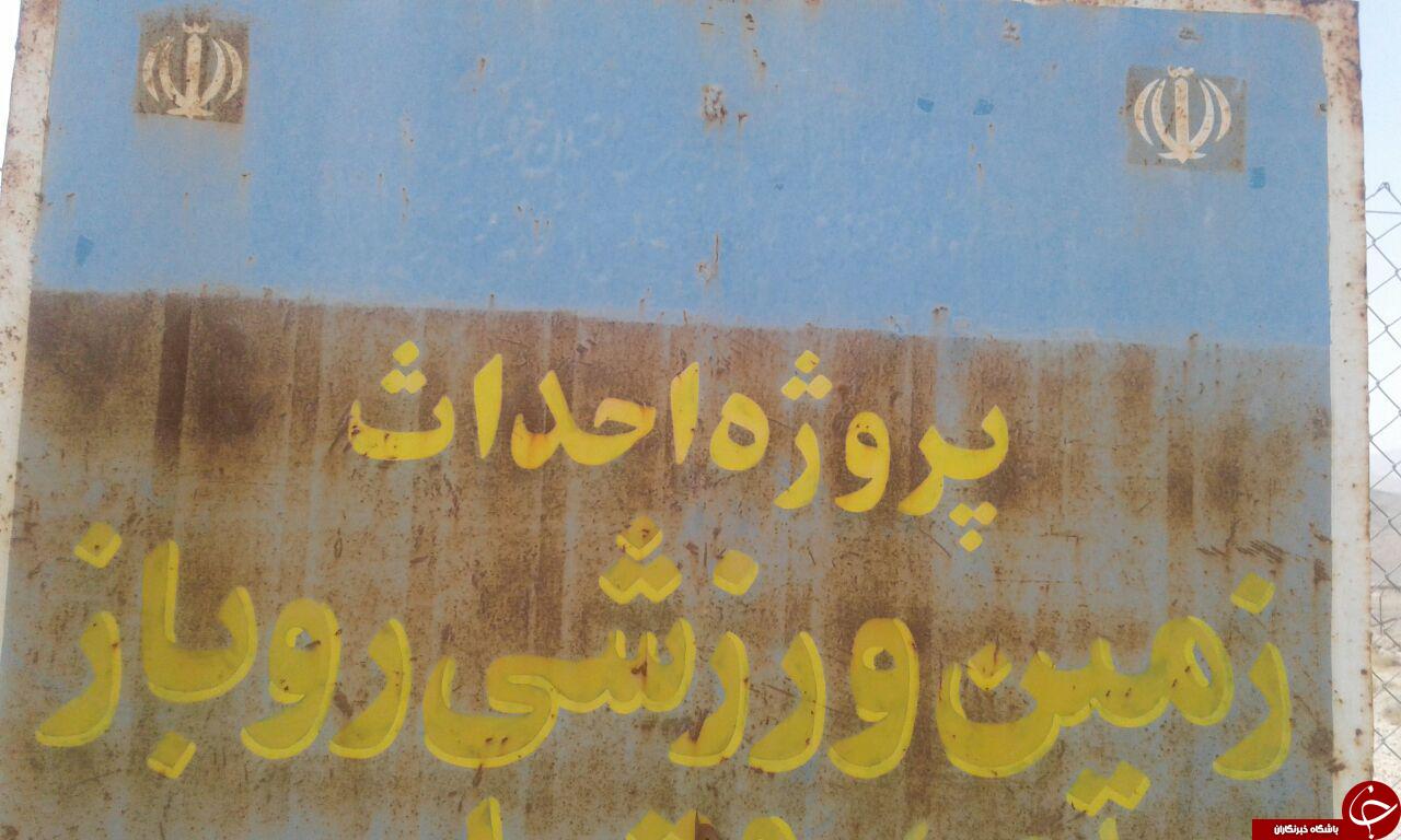 بوته&zwnj;هایی که به جای چمن در زمین فوتبال در آمدند! + تصاویر
