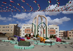 گزارش تصویری المان‌هاي نوروزي در قم