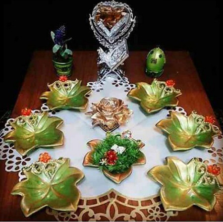 تزپین سفره هفت سین ۹۵