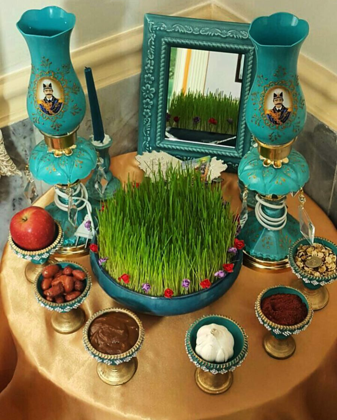 تزپین سفره هفت سین ۹۵