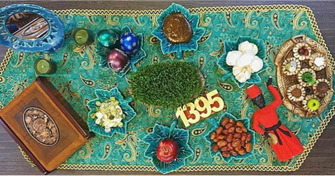 تزپین سفره هفت سین ۹۵