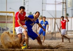 آغاز ليگ فوتبال ساحلى با حضور نمايندگان يزد