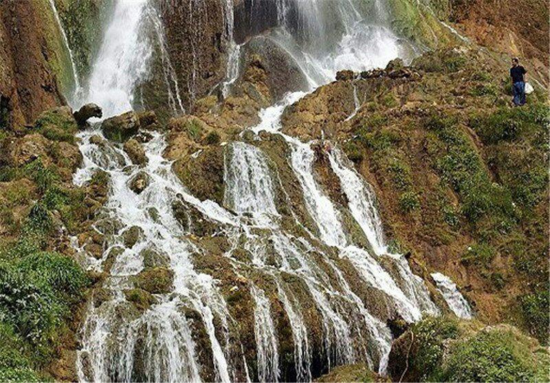 از آبشار رویایی شهرستان درود دیدن کنید + تصاویر