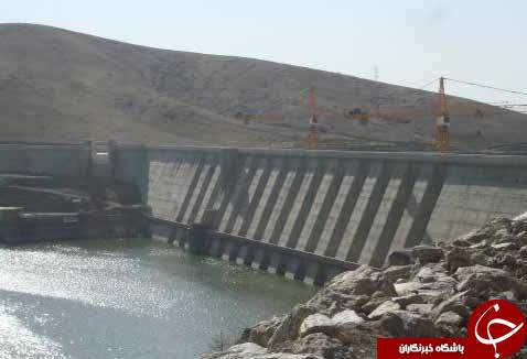۴.۵ میلیون مترمکعب آب پشت سد اکباتان ذخیره شده است