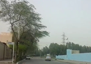 گردو غبار شدید در اهواز + فیلم