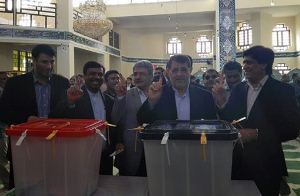 استاندار هرمزگان رای خود را به صندوق انداخت