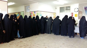 صفوف فشرده زنجانی ها در شعب اخذ رای