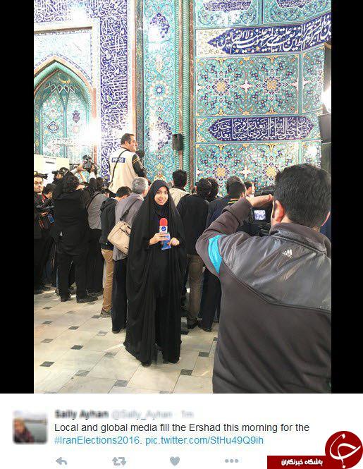 خبرنگار های خارجی قبل از انتخابات + تصاویر