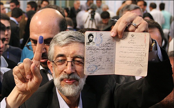 حدادعادل در مسجد لرزاده رای داد