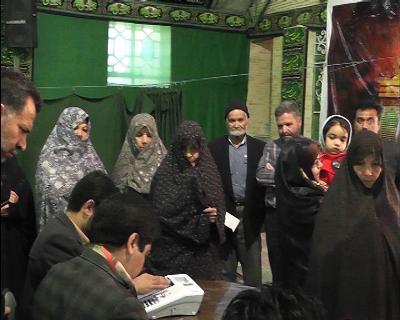 حضور پرشور مردم دالعباده یزد درانتخابات