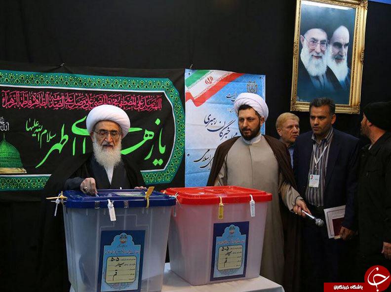 حضور مسئولین و شخصیت های سیاسی پای صندوق های رای + تصاویر//در حال کار
