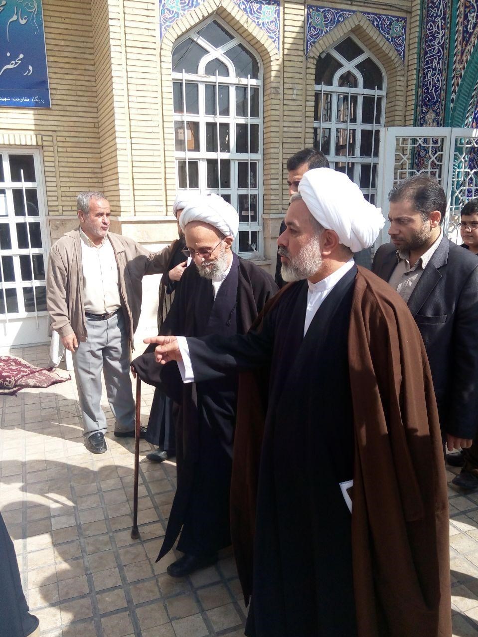 آیت&zwnj;الله مصباح یزدی در شهرک شهید محلاتی رای داد + تصاویر
