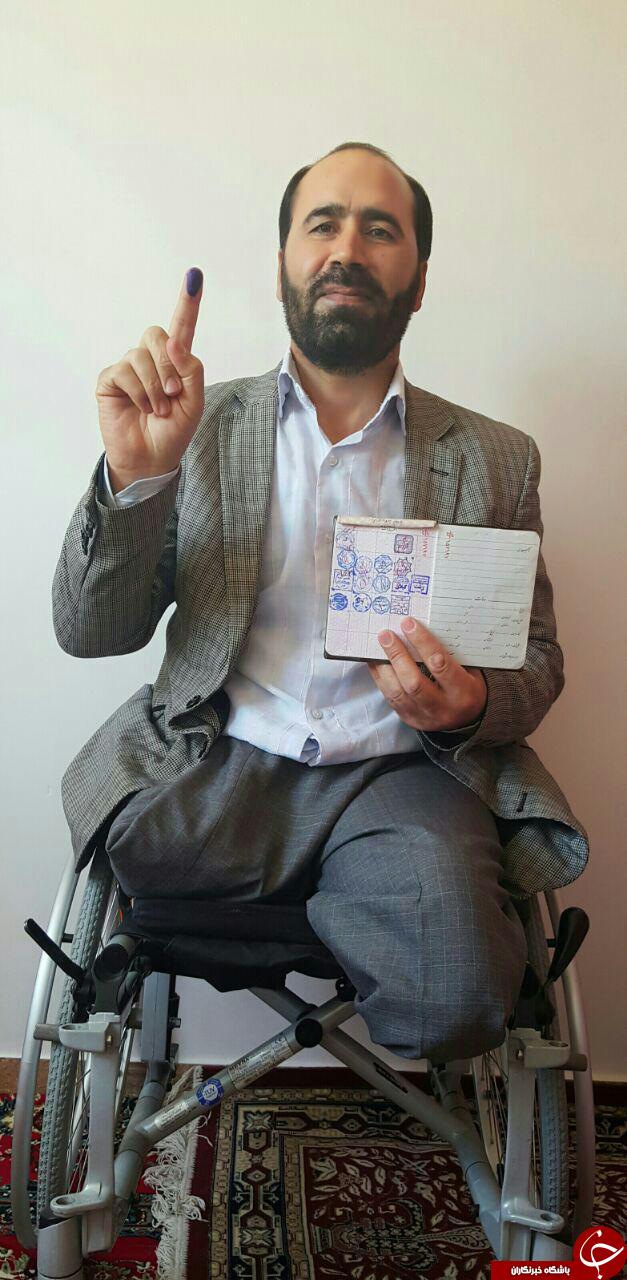 رأی دادن جانباز 70 درصد + تصاویر