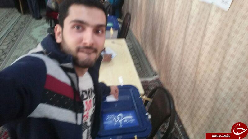 سلفی با صندوق رای + تصاویر