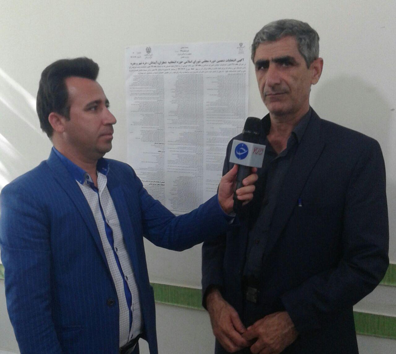 برگزاری انتخابات دهلران در کمال صحت وسلامت