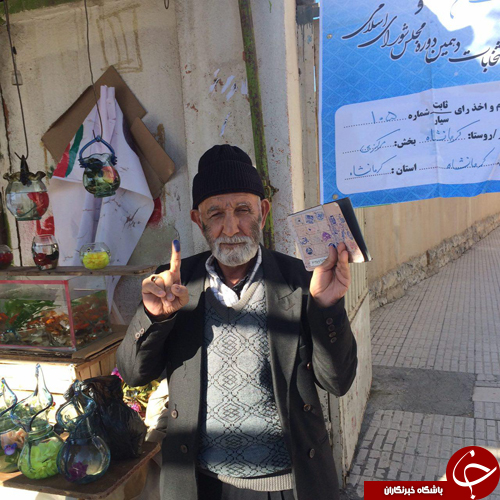 نمایی متفاوت از خاص ترین ها در پای صندوق های رای+تصاویر