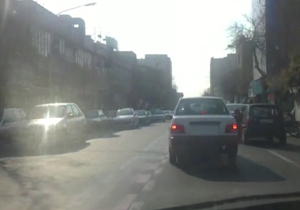 حرکت آزادانه بدون پلاک + فیلم