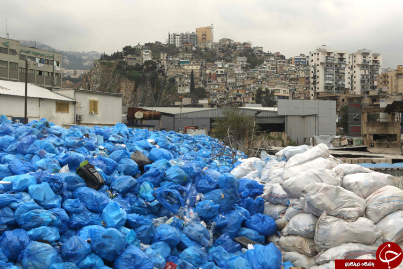 رودخانه تعفن در بیروت +تصاویر