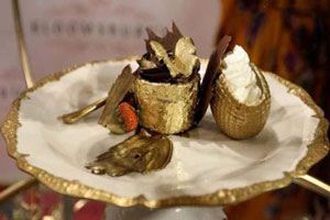 کیک با طعم طلا+تصاویر