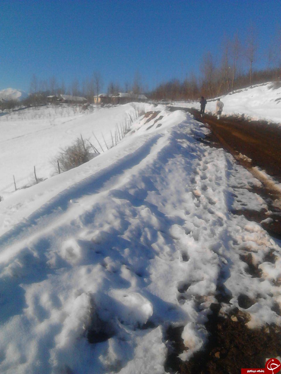 طبیعت زیبا برفی کوه چهل مر+ عکس