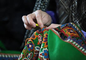 پته دوزی مشغله 80درصد زنان کرمان است