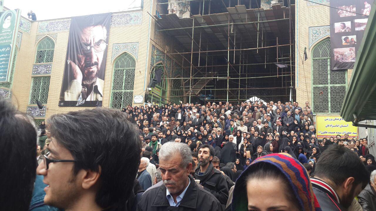 مراسم تشییع کارگردان سینمای مذهبی + تصاویر