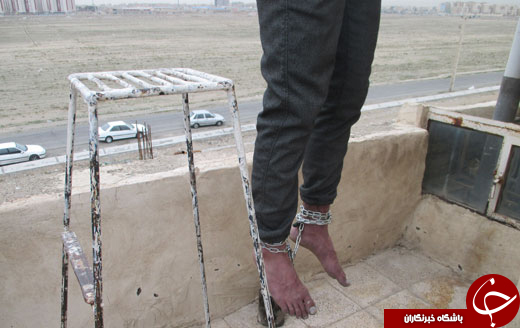حلق آویز کردن جوان 28 ساله در فاز یک اندیشه