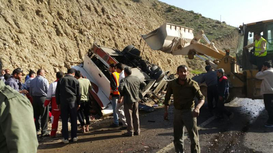 آمار کشته شدگان سانحه اتوبوس در 