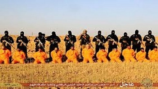 اعدام 11عضو بسیج مردمی عراق به دست داعش+ تصاویر
