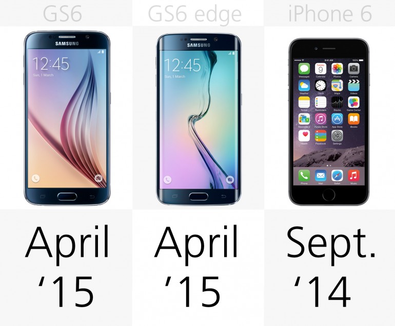جدال شش تایی&zwnj;ها؛ مقایسه Galaxy S6 ، Galaxy S6 Edge و iPhone 6 // در حال کار//