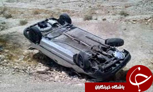 واژگوني خودروي ام وي ام راننده را به كام مرگ كشاند