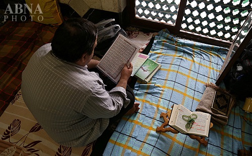 مراسم اعتکاف در مسجد جامع آستان حرم عبدالعظیم حسنی(ع) + تصاویر
