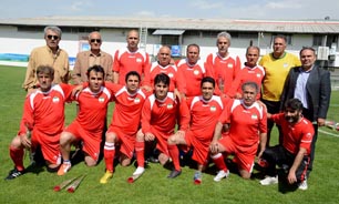 برتری پیشکسوتان پرسپولیس برابر تیم شیر پگاه