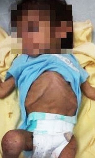 رفتار بی رحمانه مادر با فرزند 3 ساله + عکس