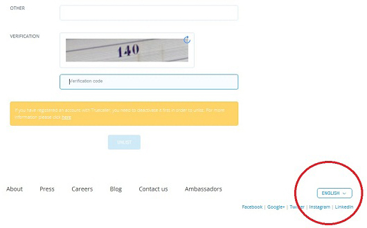 روش حذف شماره تلفن ها از Truecaller