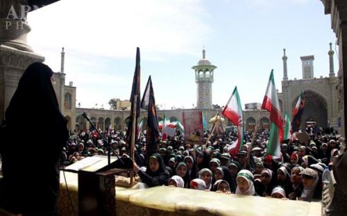 راهپیمایی عظیم حافظان حجاب در قم برگزار شد + تصاویر